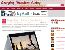 Tablet Screenshot of everydaysouthernliving.com